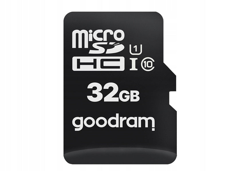 32GB CL10 MicroSDHC Memory Card + Adapter
