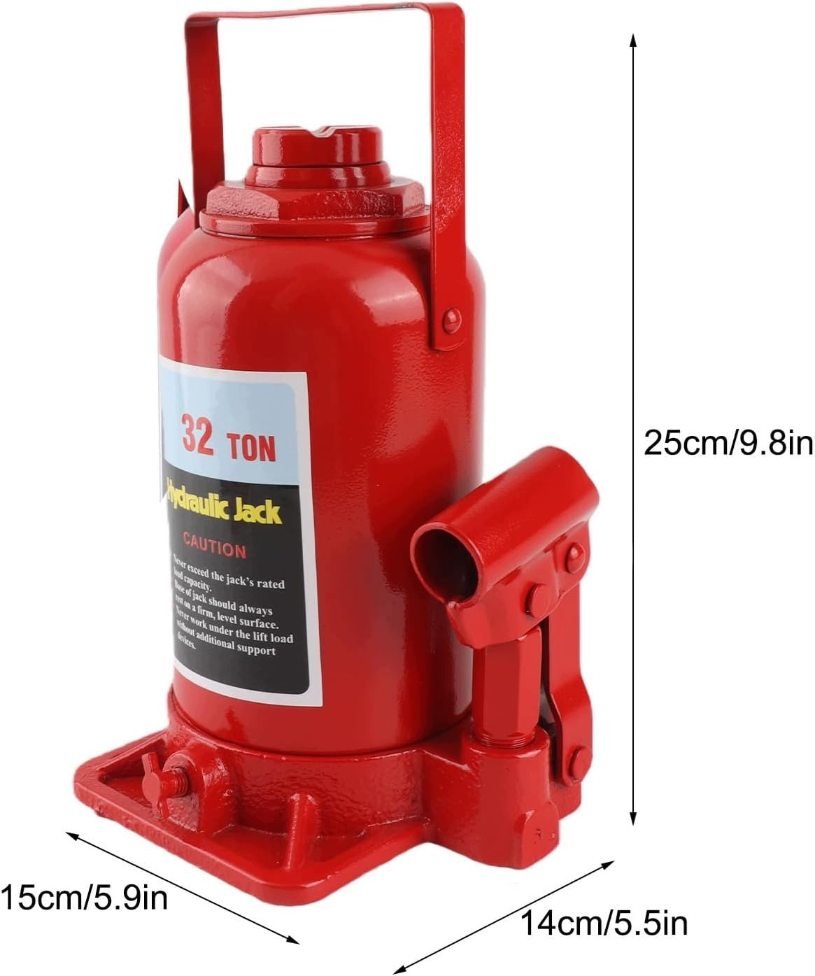 32T CAR HYDRAULIC LIFT 25-47CM HIGH QUALITY STEEL