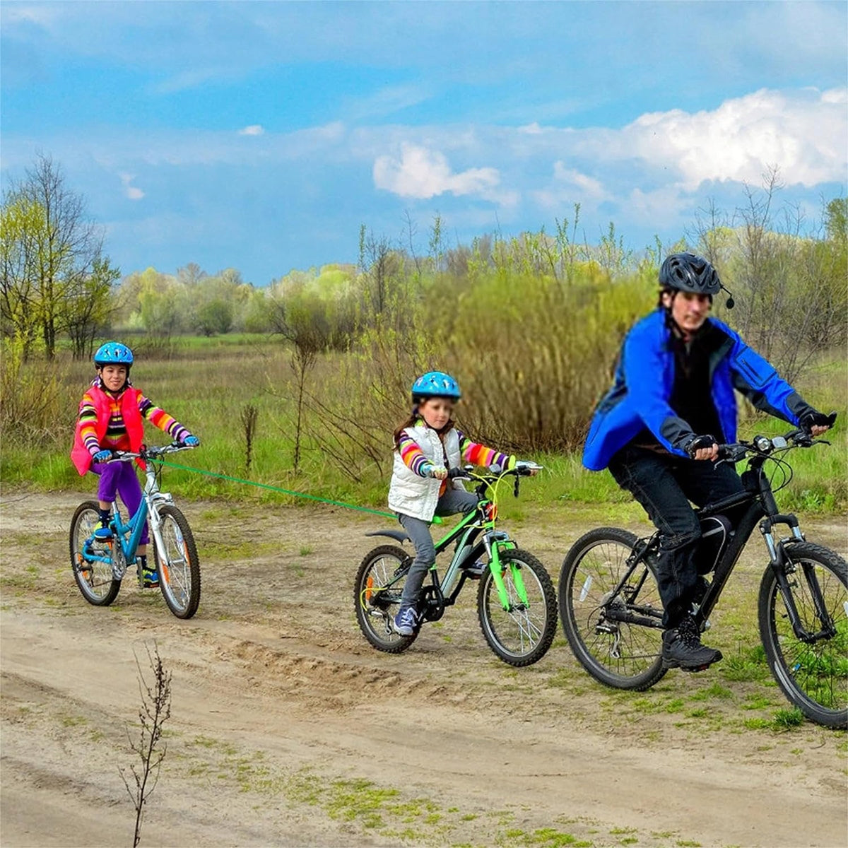 Vaikiškas dviračio tempimo diržas, 2,5 m