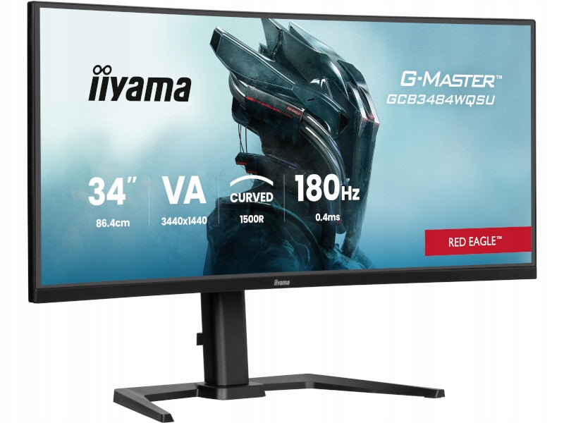 34" iiyama G-Master GCB3484WQSU-B1 UWQHD VA LED Curved Monitor Packaging status original