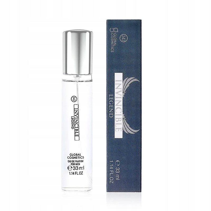 342 MEN'S PERFUME PERMANENT perfume INVINCIBLE LEGEND MAN 33ml