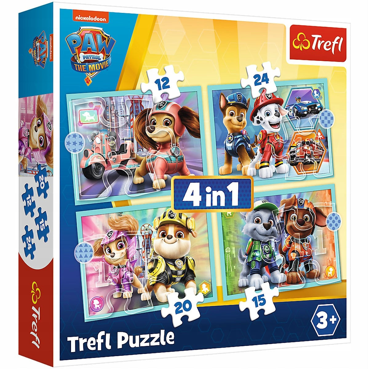 Puzzle 176 Paw Patrol/ * 4in1 Stk 
