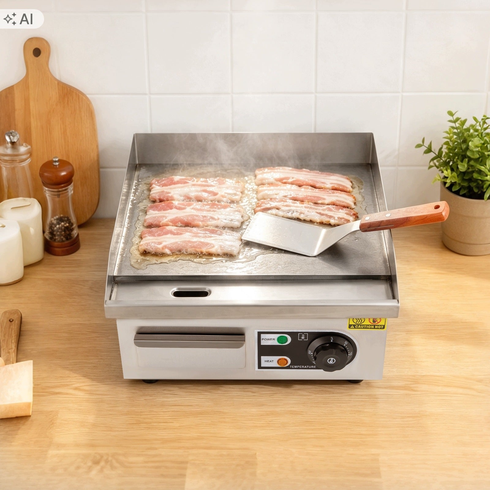 35.5*38*21CM ELECTRIC GRIDDLE 2000W Packaging status original