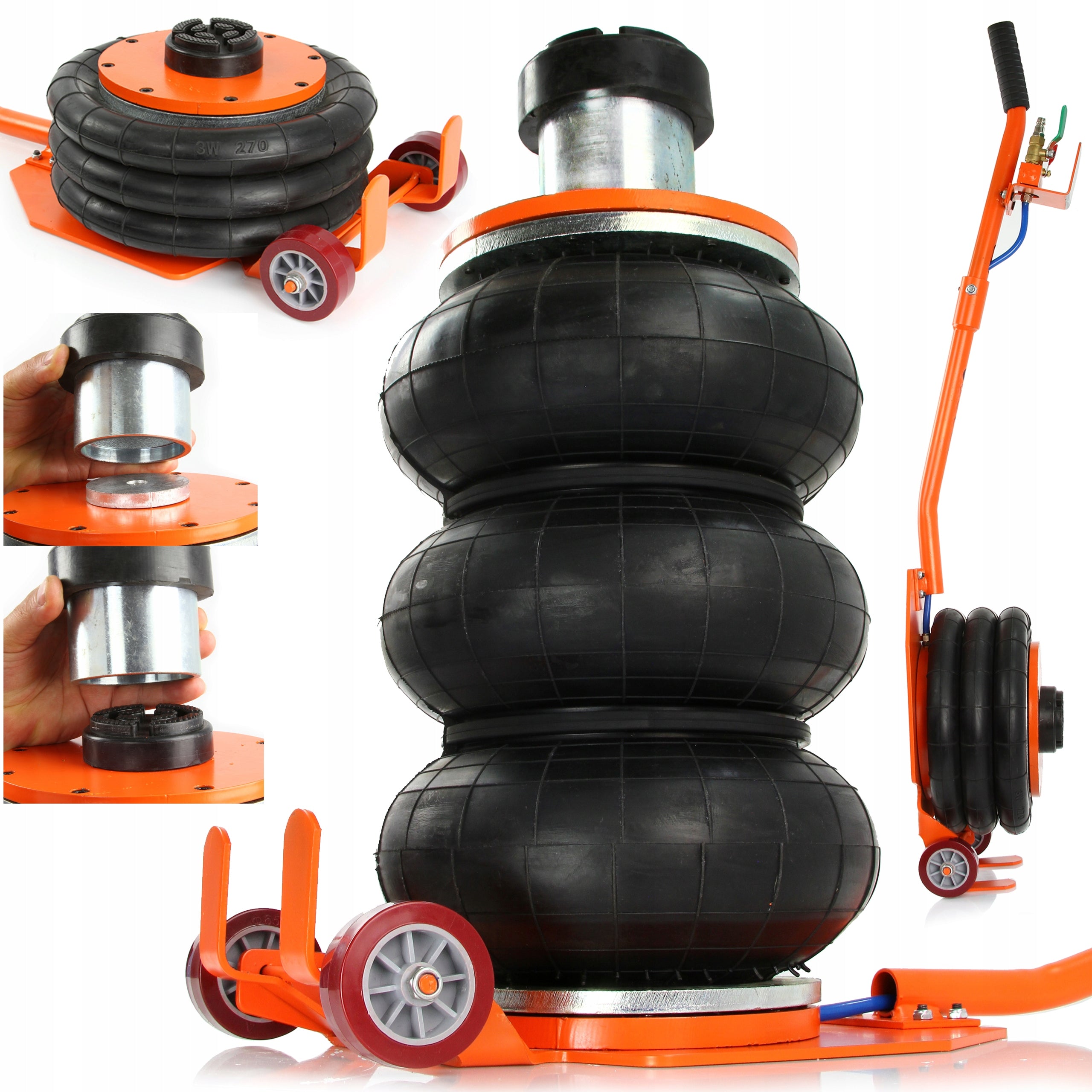 3500KG SNOWMAN PNEUMATIC LIFT + attachment