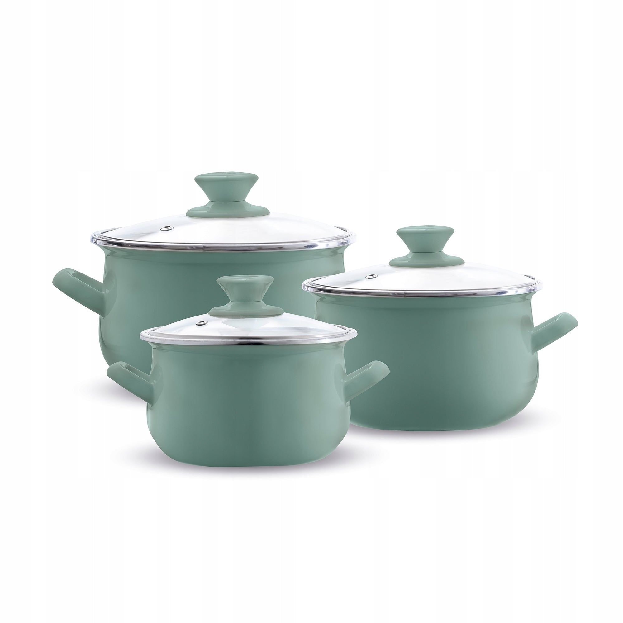 35083 Set of enamel pots 6-piece EMALIA OLKUSZ