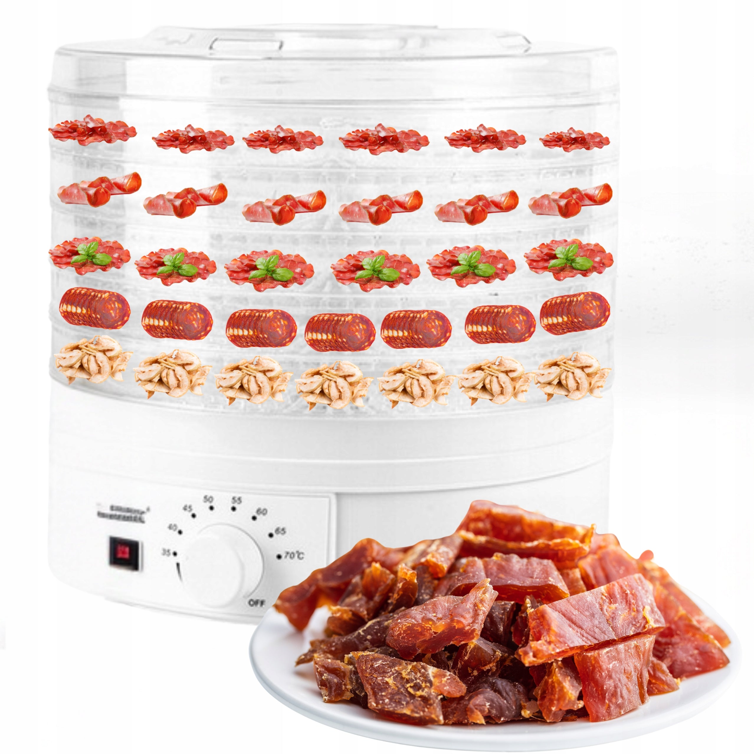 350W JERKY MEAT DRYER FOR DOGS VEGETABLE TREATS STRONG DRYER Manufacturer code JERKY DLA PSÓW SUSZARKA DO MIĘSA PRZYSMAKÓW