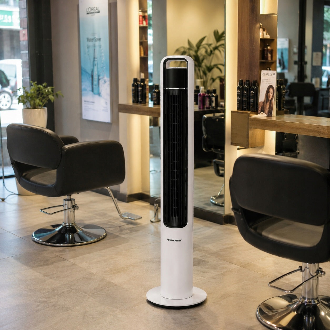 35W Column Fan, 12 Speeds, Remote Control, Very Quiet 28 dB, White Packaging status original