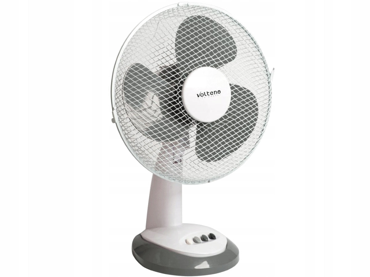 35W QUIET DESK FAN 3 MODES WITH OSCILLATION Brand Volteno