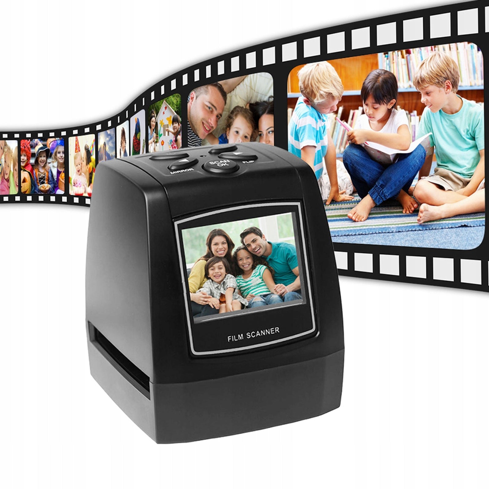 35mm/135mm 2,4inch Digital Film Scanner TFT LCD Screen Support Scanner s Printing technology other