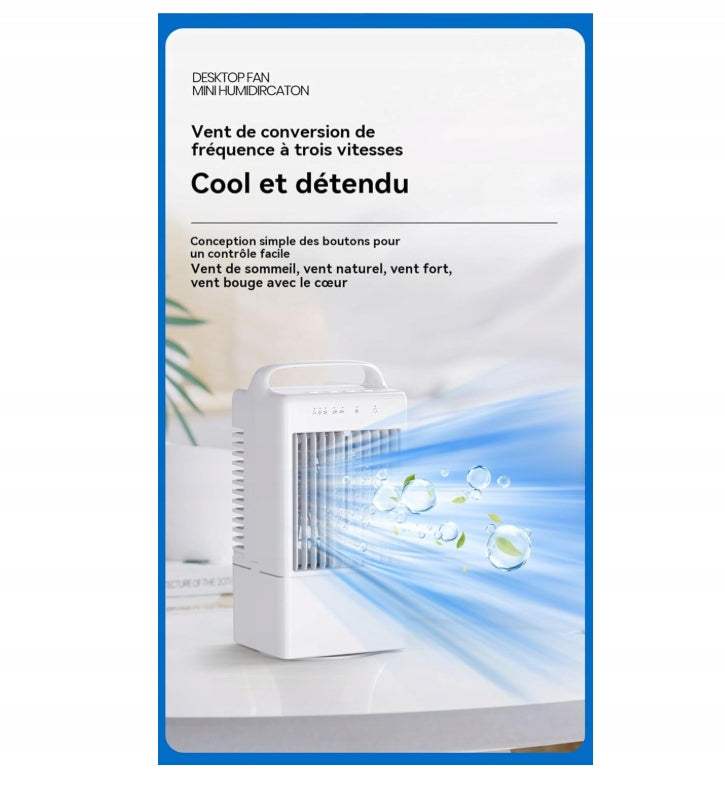 36 dB Portable Mini Air Conditioner, Quiet and Quiet, Portable 3-Speed Brand no brand