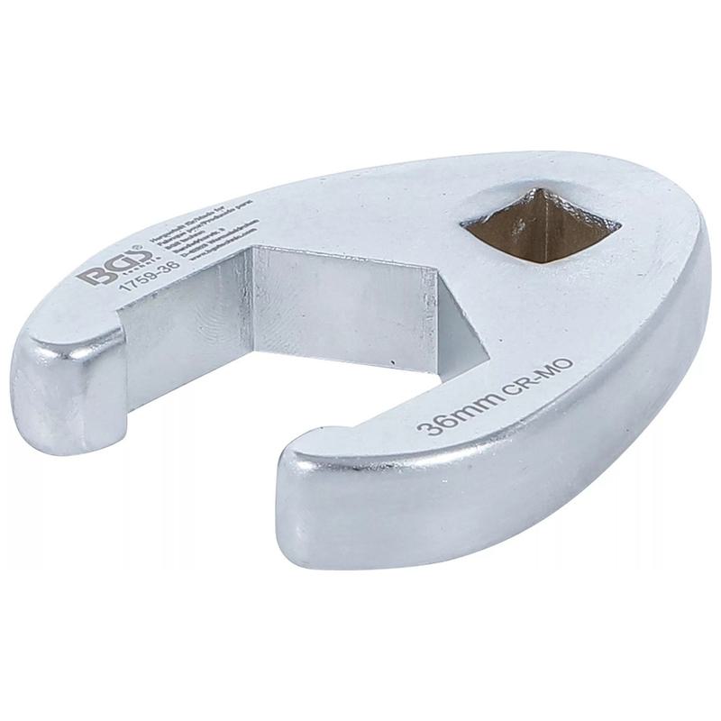 36 mm claw wrench with square hole 12,5 mm (1/2"), BGS 1759-36