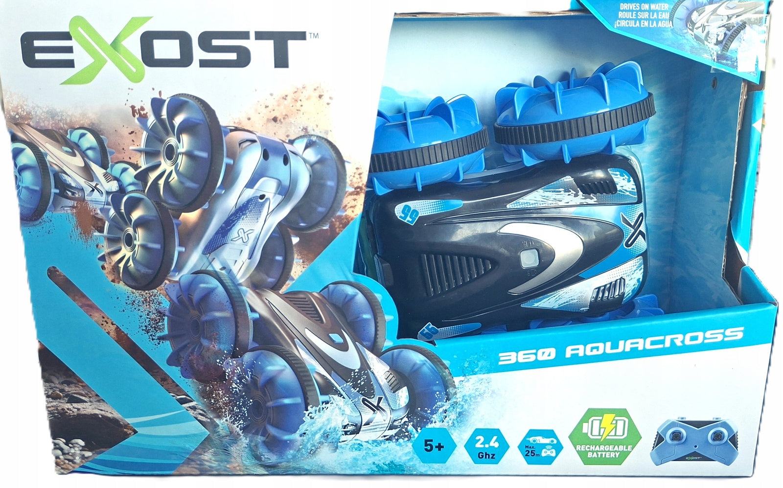 360 AQUACROSS REMOTE CONTROLLED OFF-ROAD VEHICLE EXOST FLOATS