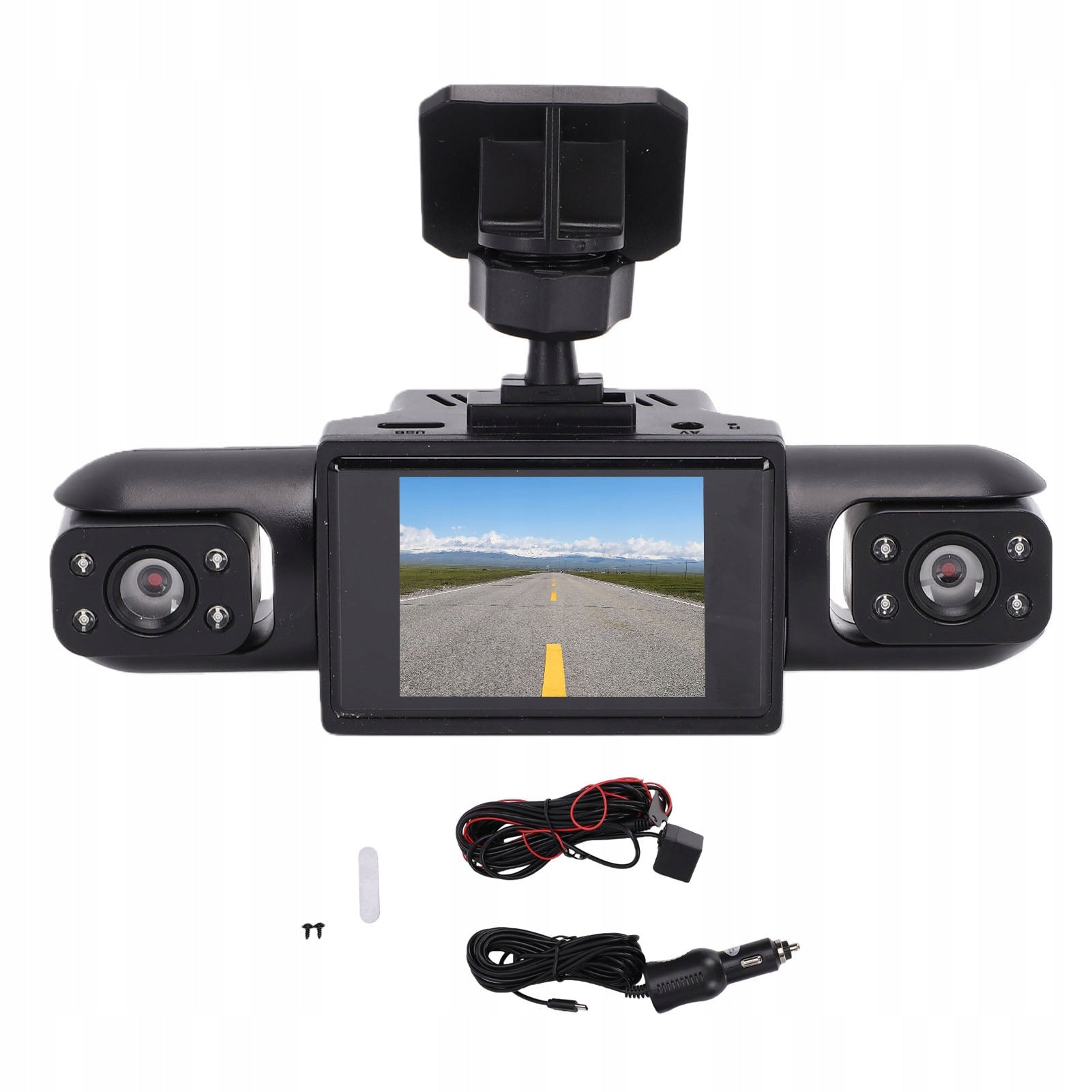 360° Car Camera 4-Channel 1080P, Night, Trucks