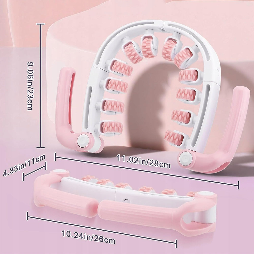 360 DEGREE HANDHELD LEG MASSAGE ROLLER FOR DEEP TISSUE MASSAGE OF THIGHS, ARMS Packaging status original