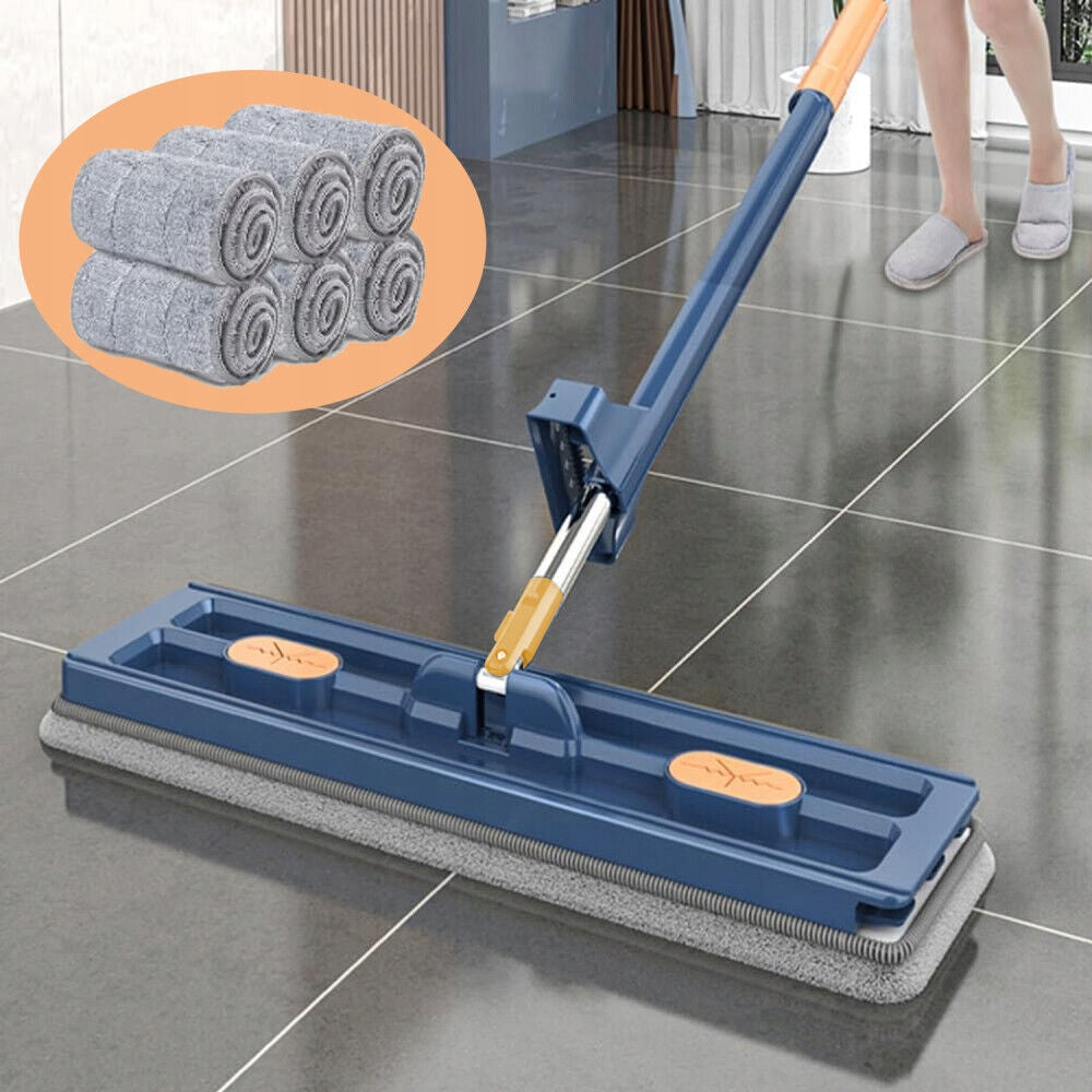 360 DEGREE ROTARY FLAT SCRAPER MOP FOR FLOOR CLEANING +6 CLOTH Brand no brand