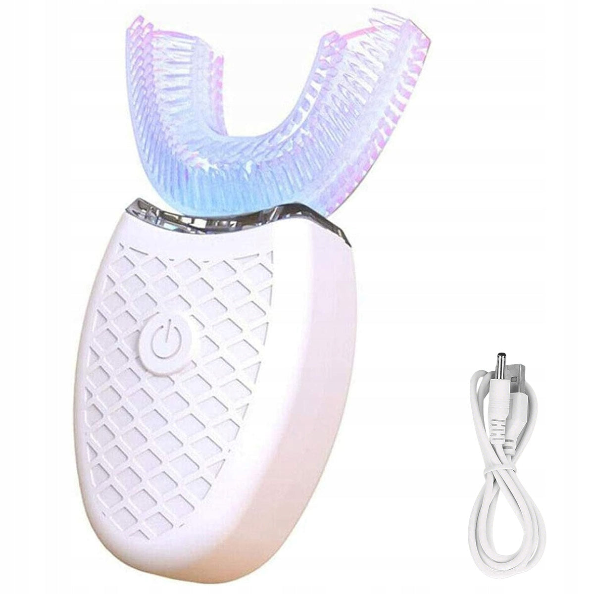 360 Degree Automatic Electric Sonic Toothbrush White