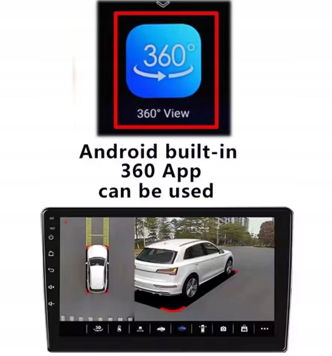 360 Degree Cameras For Car Android AHD 12pin Brand no brand
