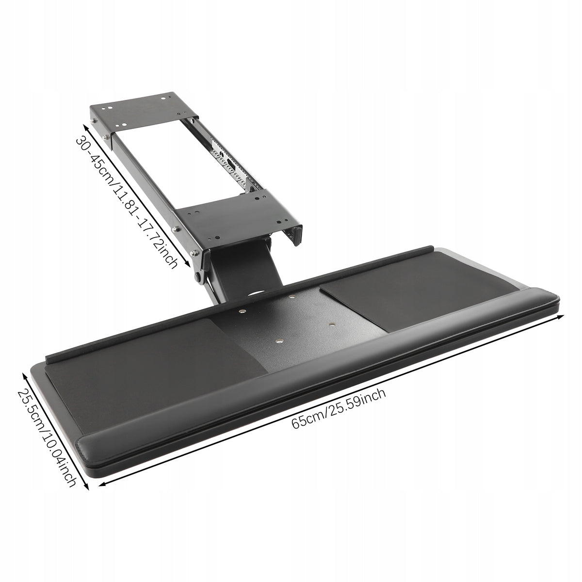 360° Drawer Keyboard Shelf Computer for Desk Under Desk Retractable Storage Packaging status original
