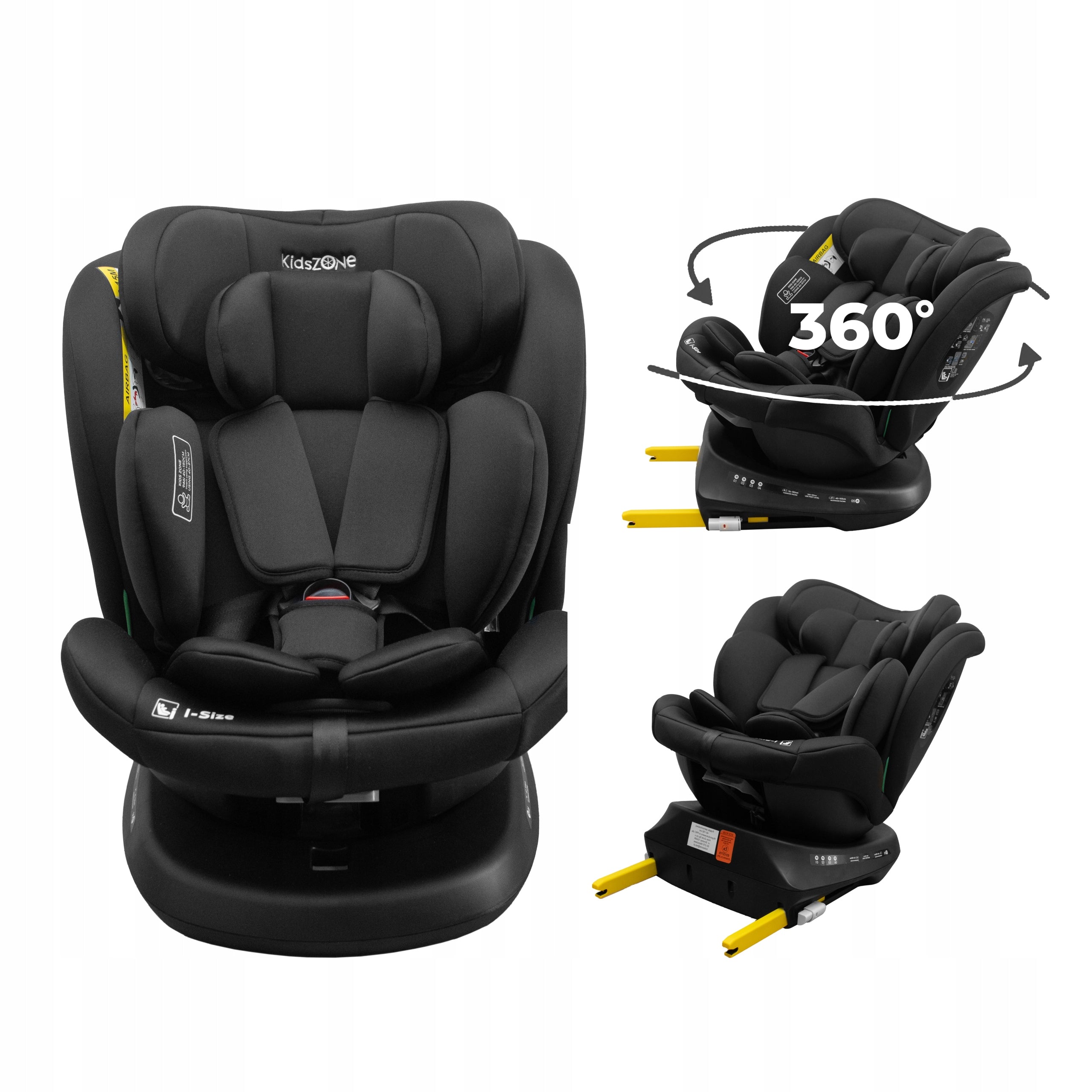 360° ISOFIX swivel car seat 0-36 kg
