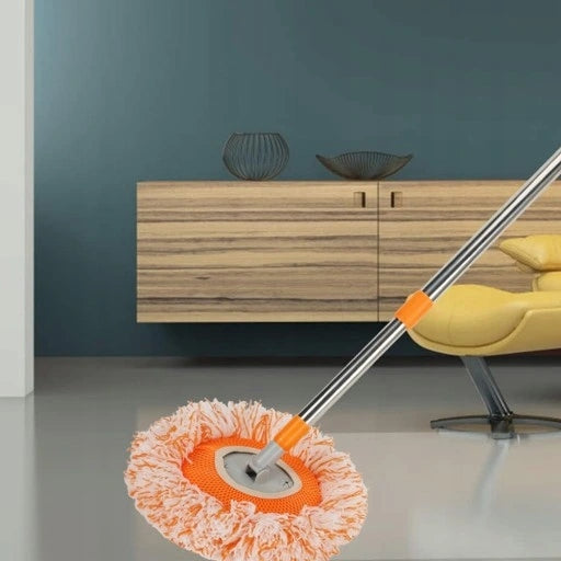 360° Microfiber Rotary Mop Adjustable Handle 66-180 Cm For Car And Home Brand Bedee