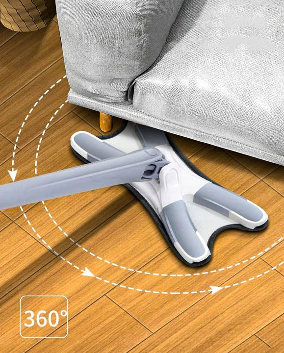 360° ROTARY FLAT MOP WITH FLOOR CLEANER MICROFIBER CARTRIDGE Brand no brand