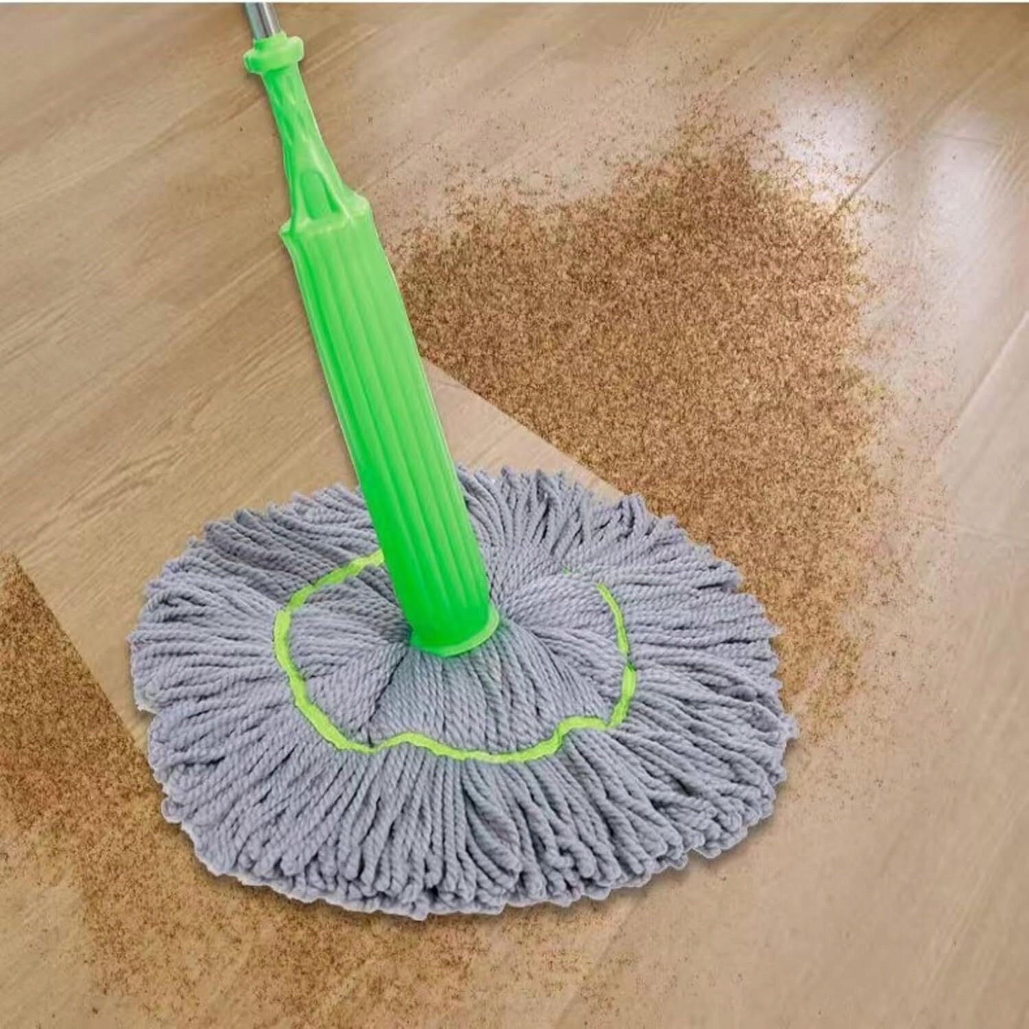 360° ROTARY MOP WITH BUCKET AND 2 PADS MICROFIBER MOPRION Packaging status original