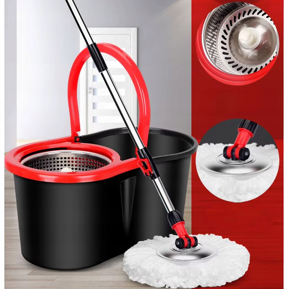 360° Rotary Mop with Bucket Brand Tulmero