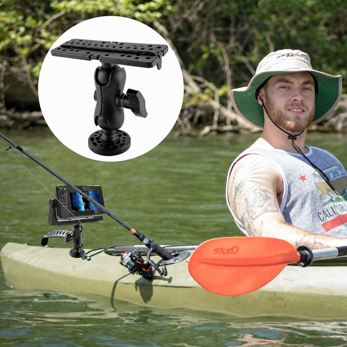 360° SONAR HOLDER FOR GPS DEVICES AND PLOTTERS Brand no brand