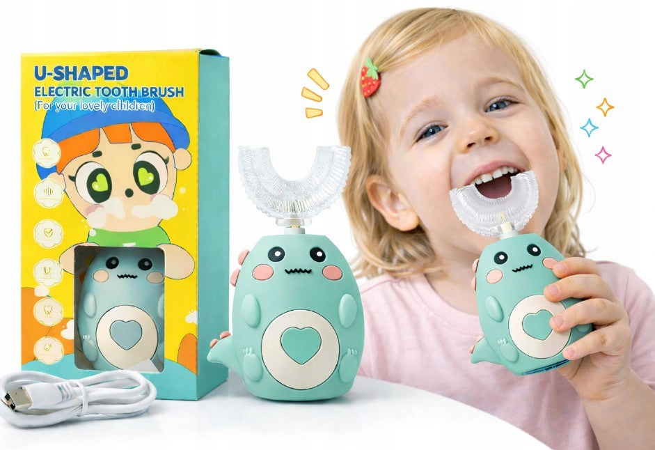 360° Sonic Toothbrush for Children – Set of 2 | Pink + Green Manufacturer code SZCZOTECZKA SONICZNA