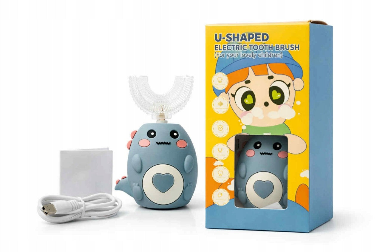 360° Sonic Toothbrush for Learning to BRUSH TEETH for Children | Blue