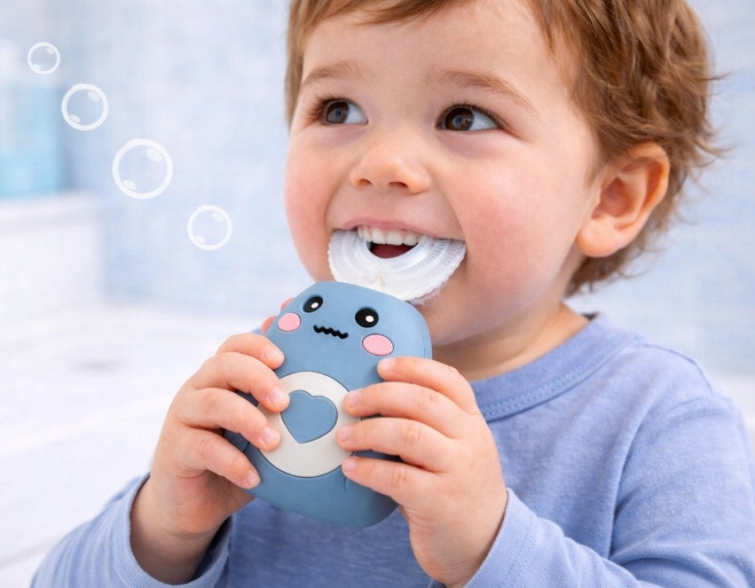 360° Sonic Toothbrush for Learning to BRUSH TEETH for Children | Green Brand Craft & Magic
