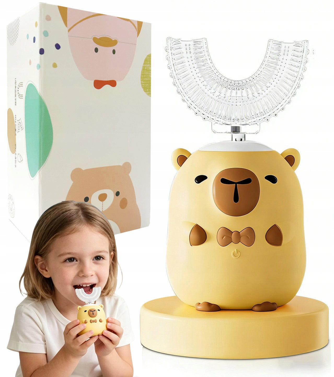 360° Sonic Toothbrush for Learning to BRUSH TEETH for Children | Kapibara