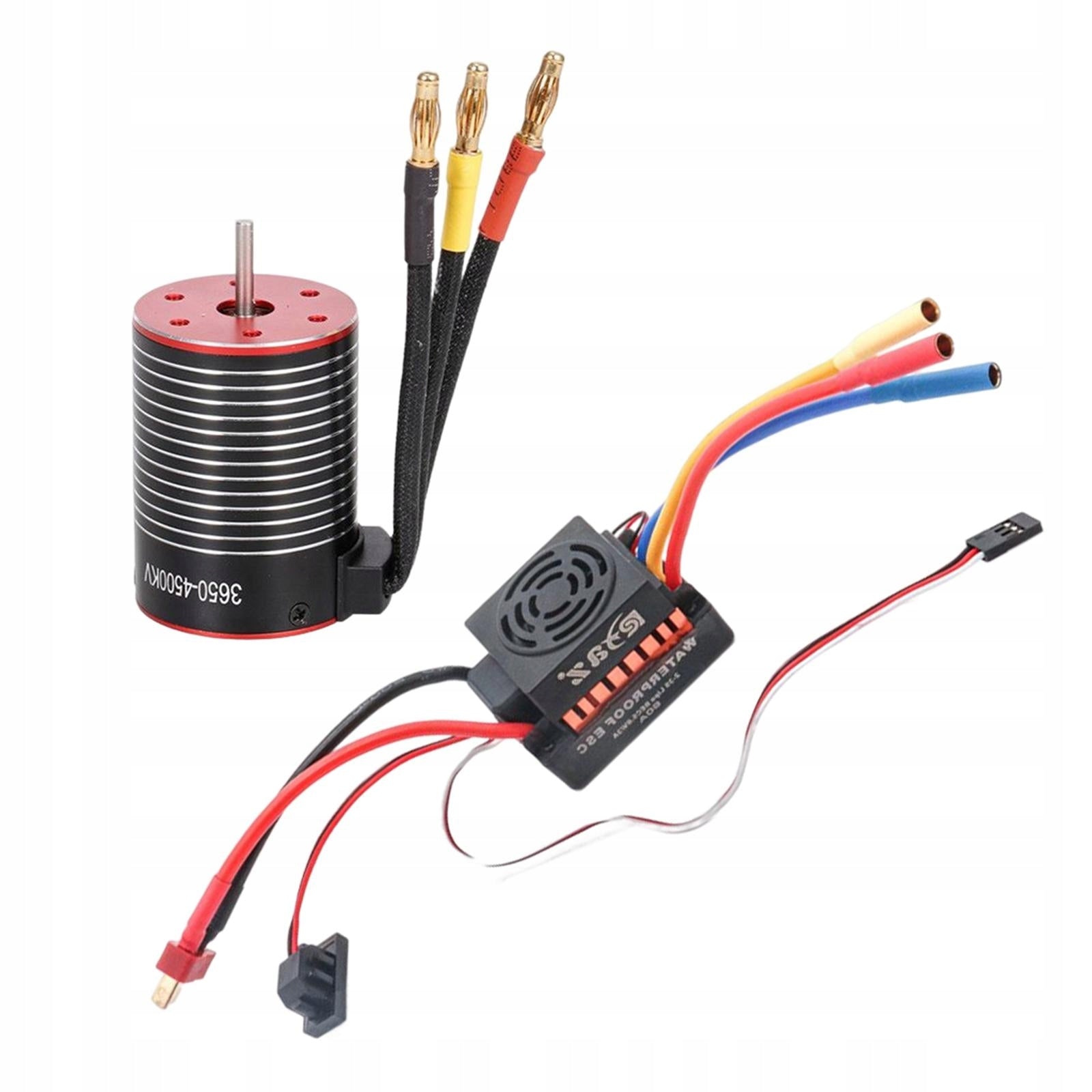 3650 Brushless Motor with 60A ESC 4 Poles 4500KV