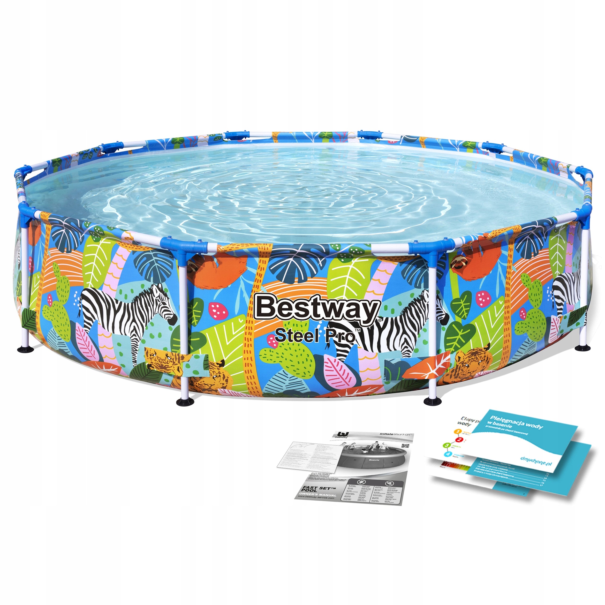36580 Frame pool Steel Pro 305 x 66 cm 4062 l BESTWAY Shape round