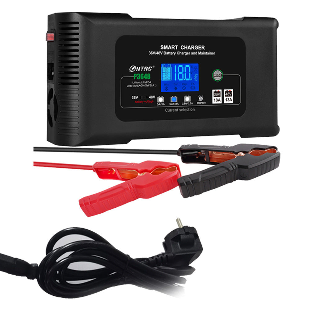 36V Battery Charger Automatic Smart Charger 18A/48V 13A