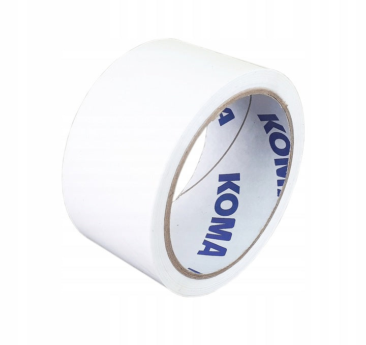 36pcs 48mm/60y PACKING TAPE brown KOMA rubber FOR PACKAGES PALLETS white
