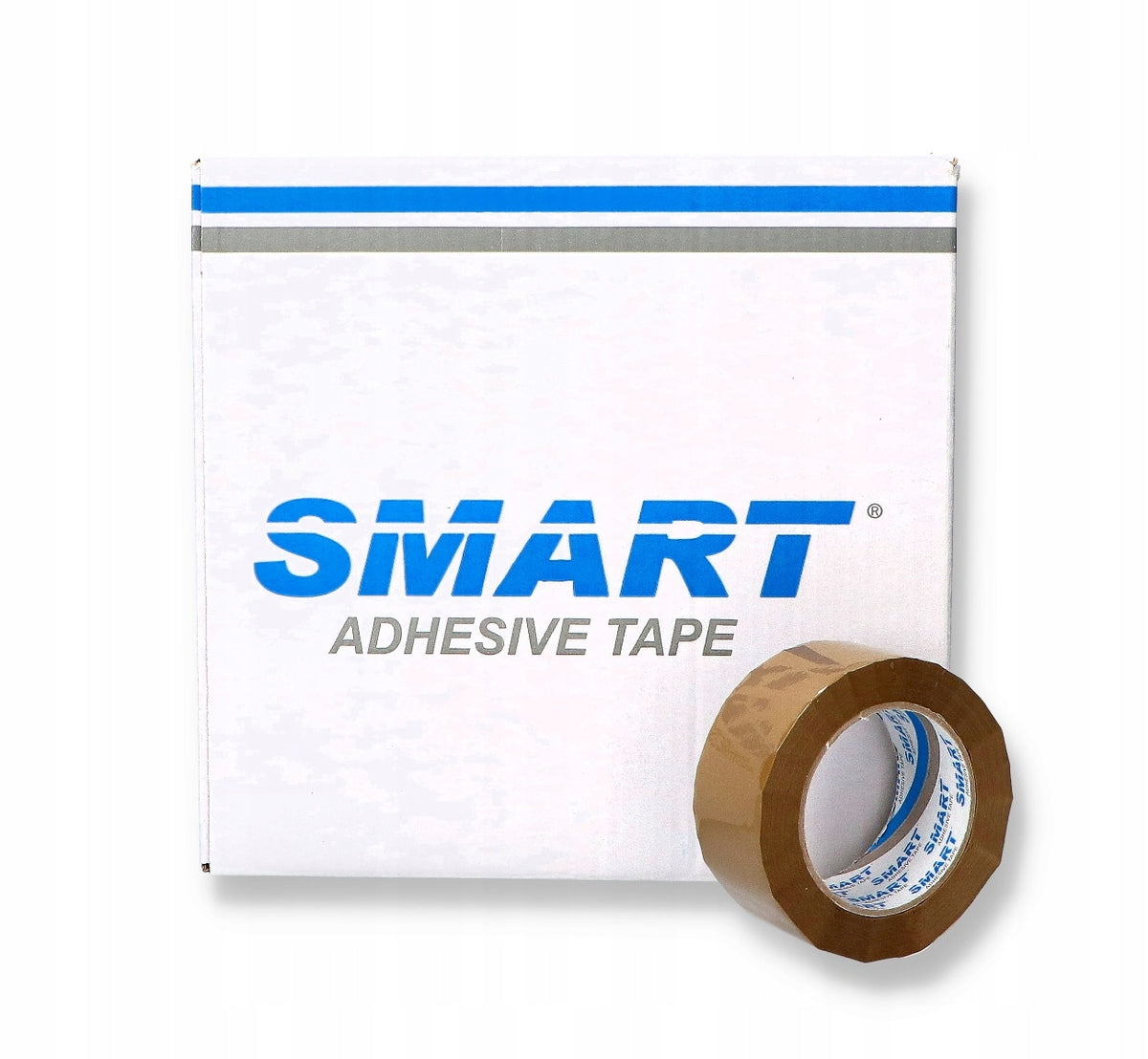 36x PACKING TAPE SMART 48/66 Y RUBBER solvent brown Brand Smart