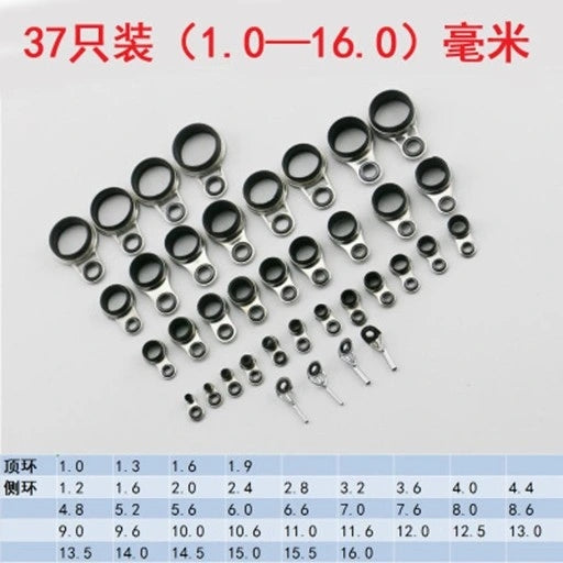 37-Piece Telescopic Rod Grommet Repair Kit Brand no brand