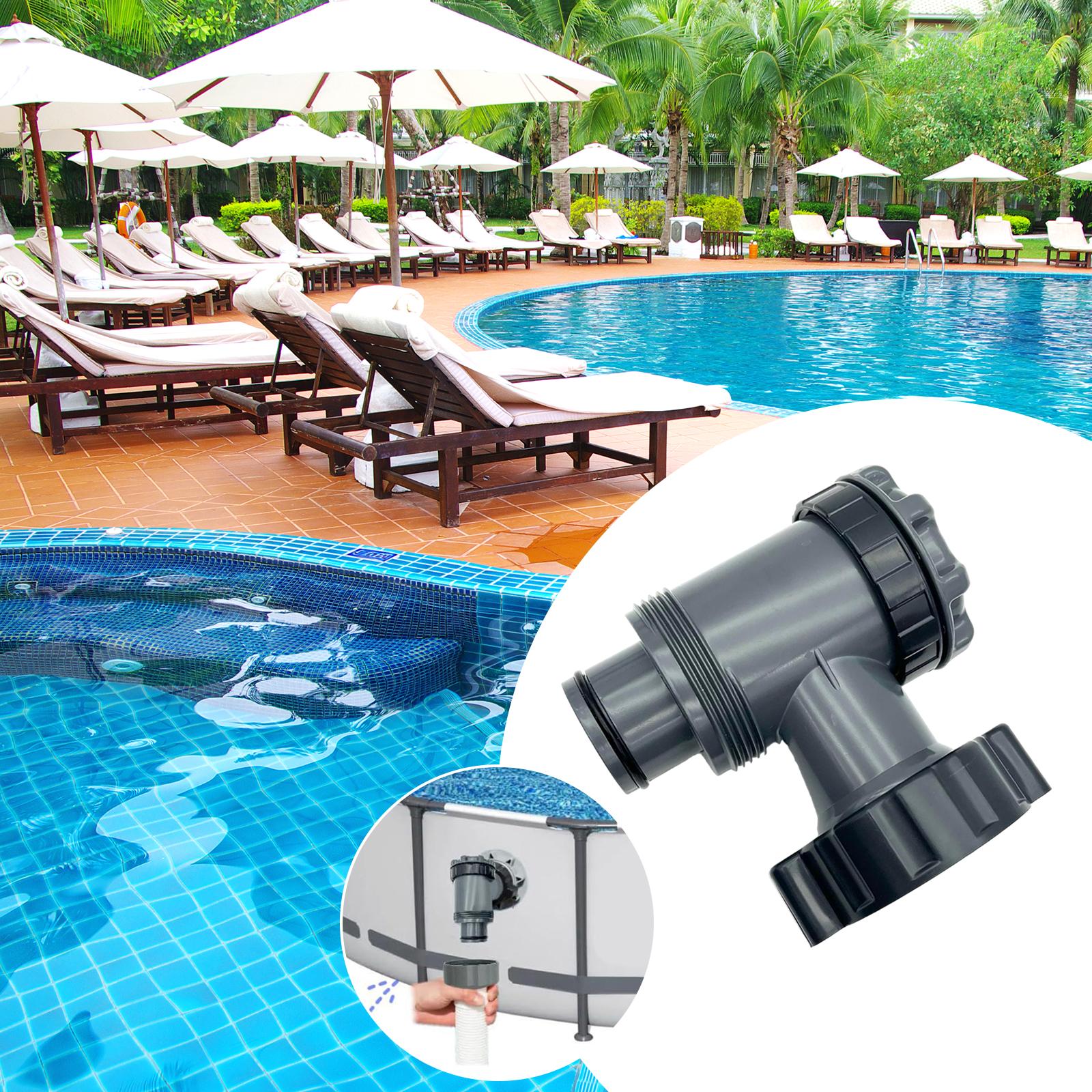 38 mm ABS pool piston valve to prevent clogging. Effective switching on