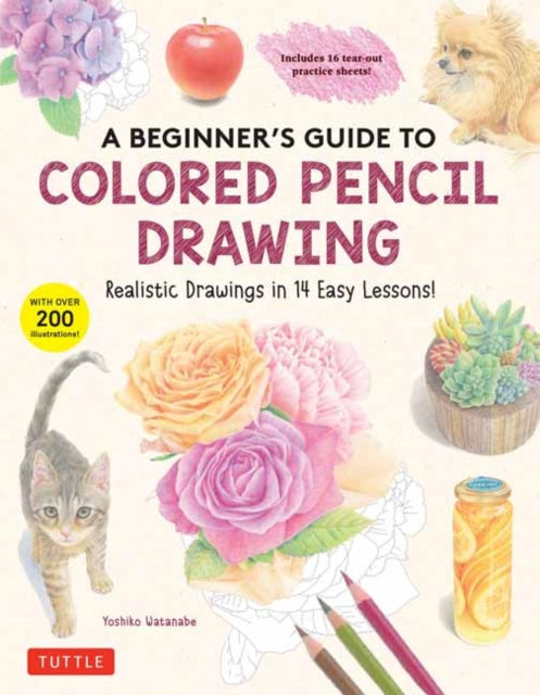 Beginner's Guide to Colored Pencil Drawing: Realistic Drawings in 14 Easy Lessons! (With Over 200 illustrations)