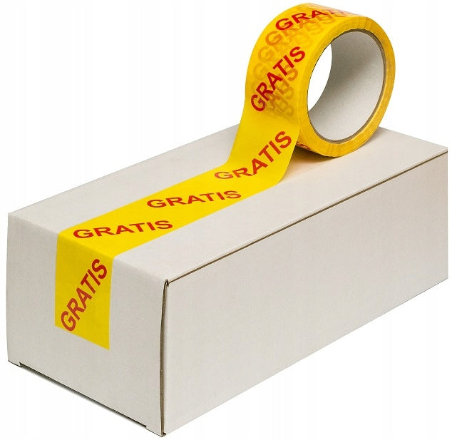 38mm/60m GLUING TAPE WITH PRINT FREEBIE