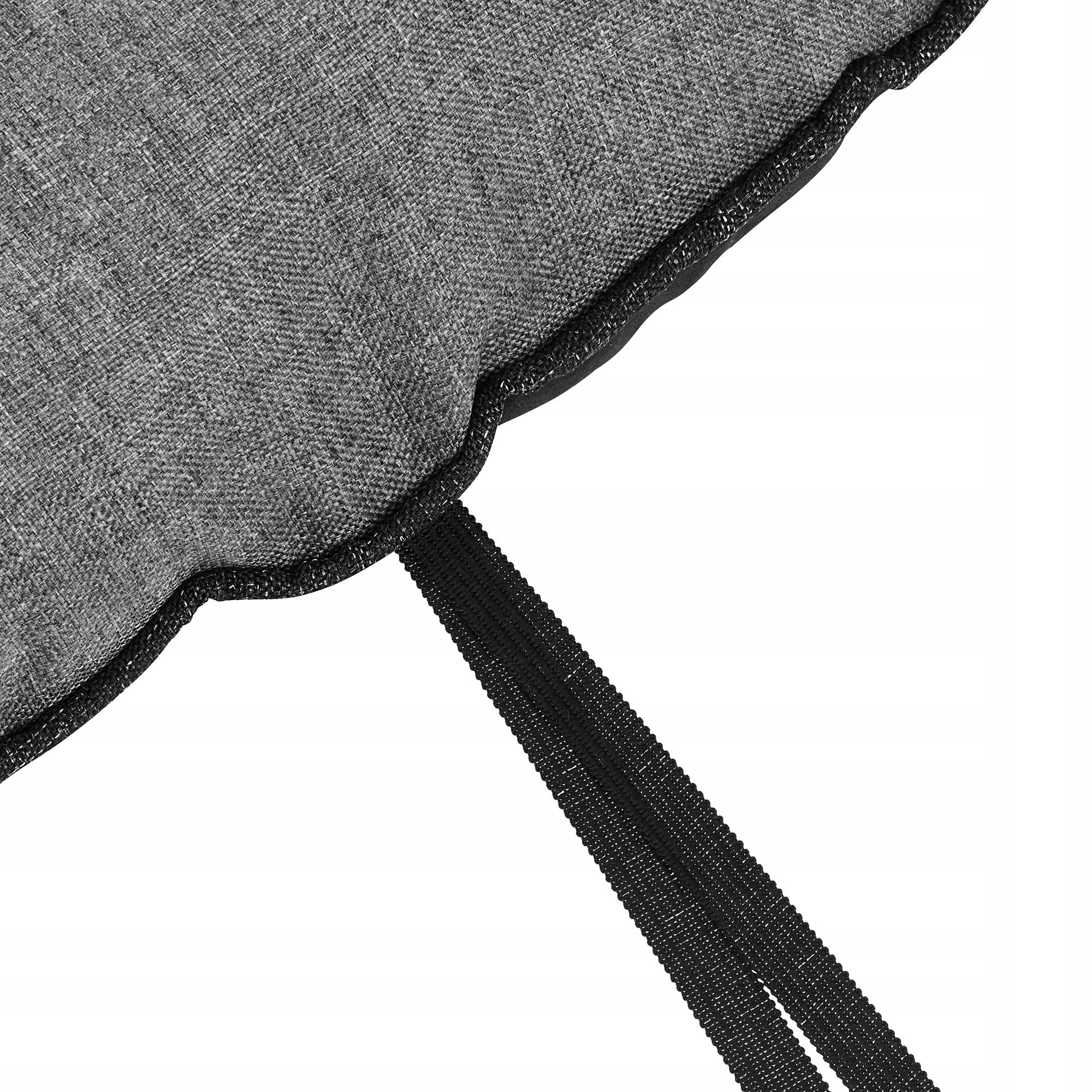 Suoliuko pagalvėlė 100x60x50, rataninė, 2+1, pilkos lininės