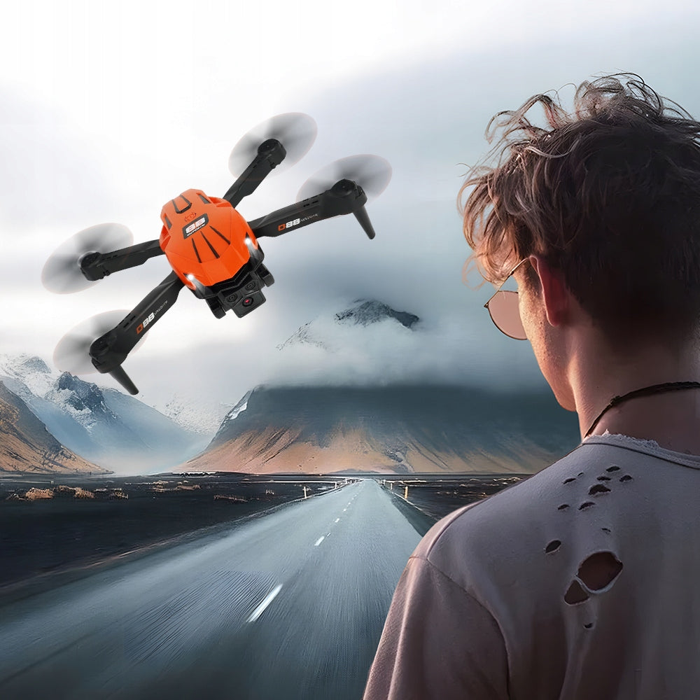 3AKU FOLDING REMOTE CONTROLLED DRONE 2 WIFI CAMERA 100M QUADROCOPTER 500MAH Packaging status original