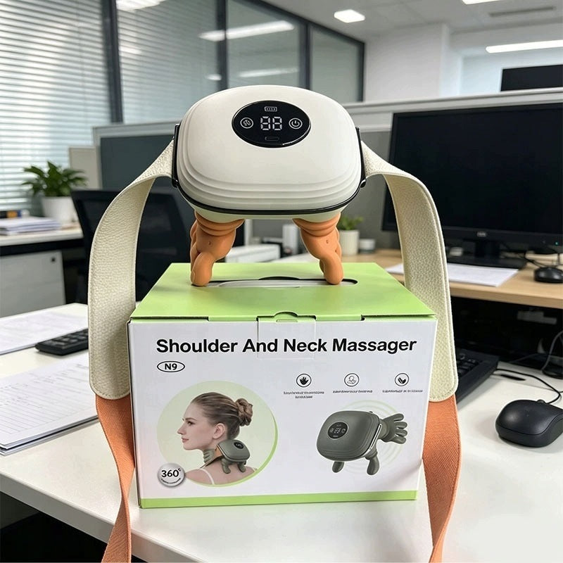 3D CALF NECK MASSAGER WITH HEATING AND REMOTE CONTROL Manufacturer code massager