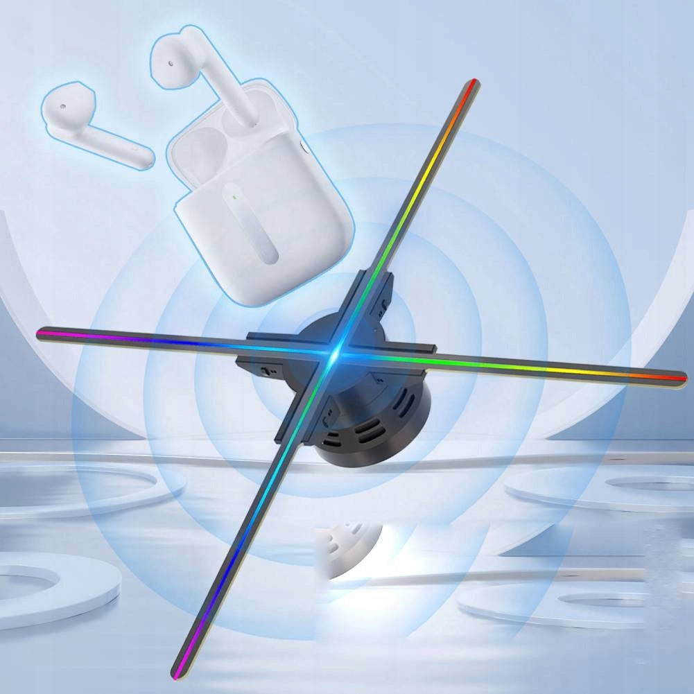 3D HOLOGRAM PROJECTOR 520X520MM 624 LED 2000X624 72W 100-240V Packaging status original