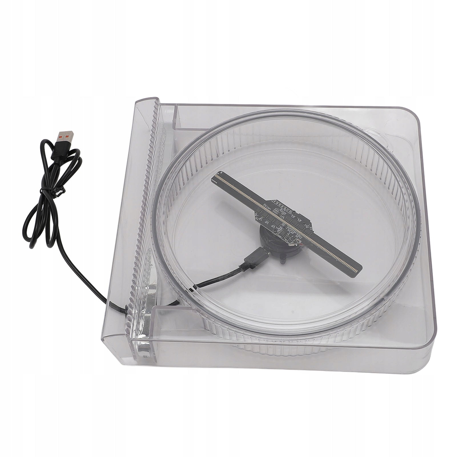 3D Hologram Fan, 128 LED ABS PC Holographic Fan Designo Manufacturer code AG250827072126