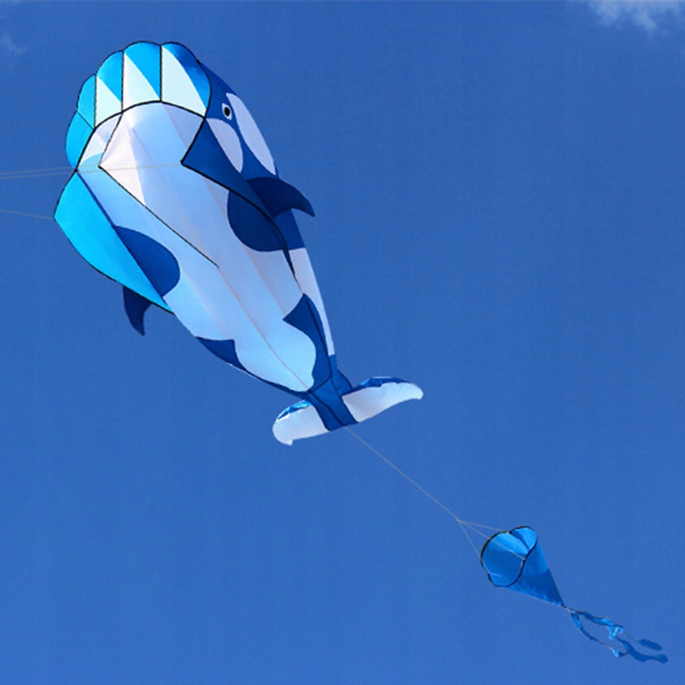 3D Kite Huge Giant Whale Flying Kite 120*215cmCM Kid's age 4＋ years