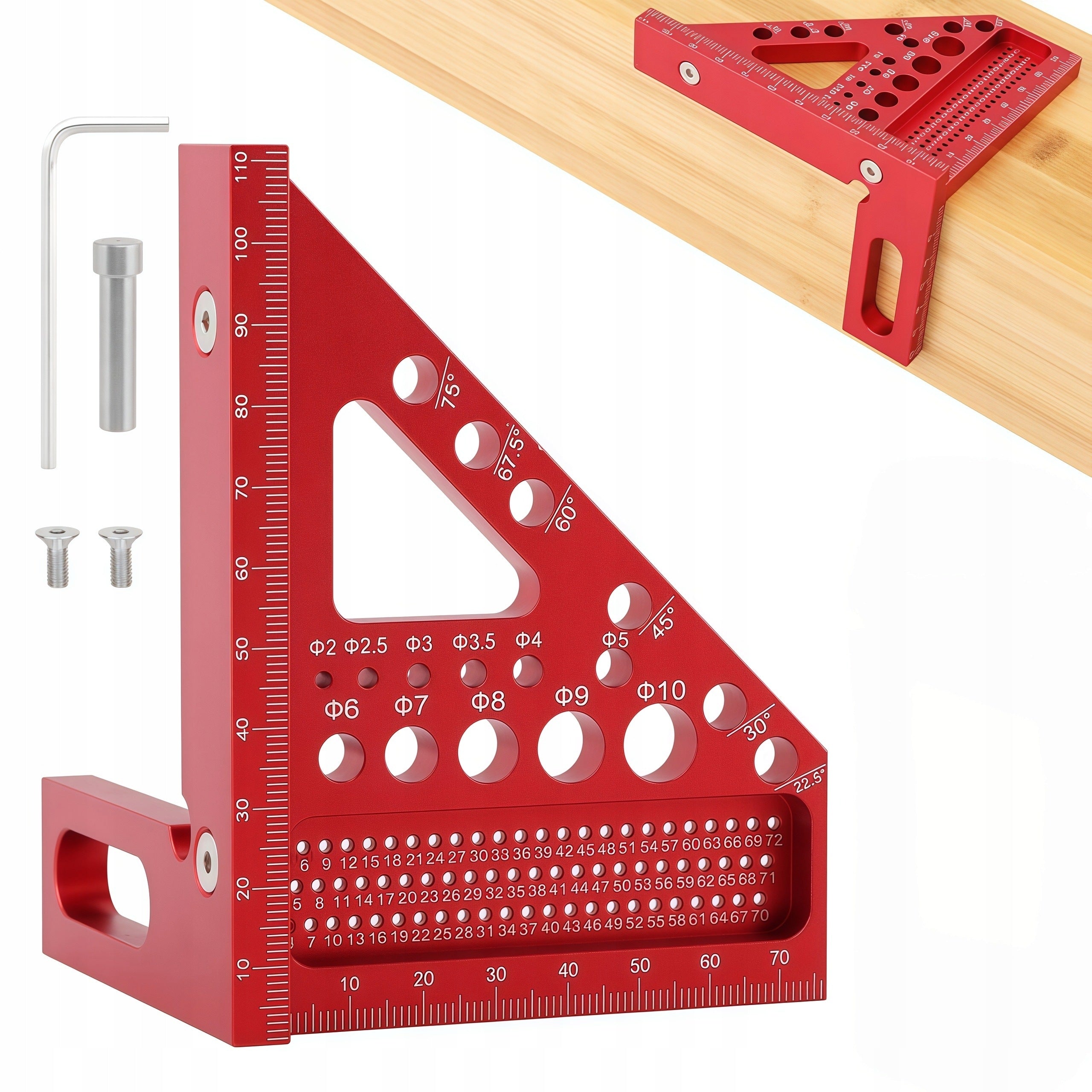 3D PRECISION MEASURING RULER FOR DIYERS AND PROFESSIONALS
