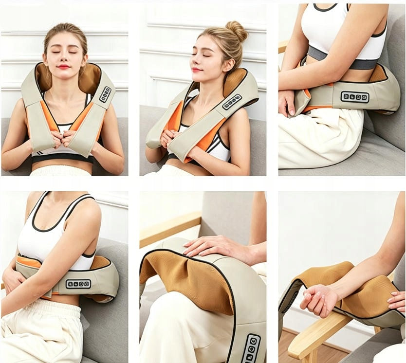 3D SHIATSU ELECTRIC MASSAGER FOR NECK, NECK AND BACK WITH HEATING FUNCTION Brand no brand