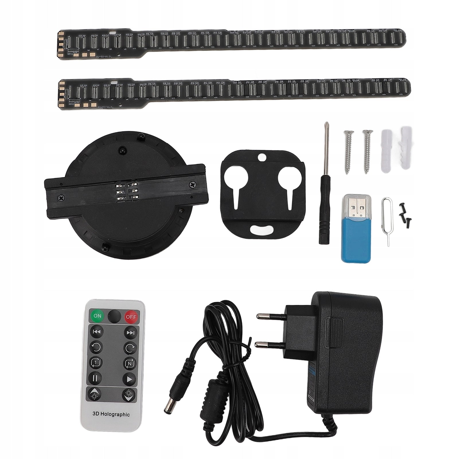 3D hologram LED fan, support 2000x276 resolution application Manufacturer code AG250906107307